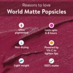 Belora World Matte Popsicles Sustainable Lipstick with Vitamin C