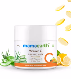 Vitamin C Sleeping Mask with Aloe Vera for Skin Illumination