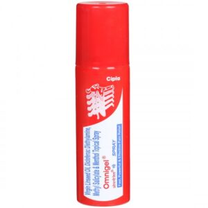 Omnigel Spray from Cipla for Fast relief from Pain, Sprain and Strain, 55 gm