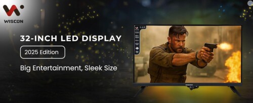 Wiscon 81.28cm 32inch HD Smart LED TV