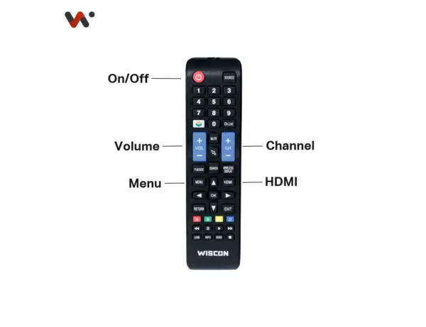Wiscon WIL24HN 24 inch Non-Smart LED TV remot