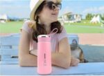 Glass Water Bottle with Silicone Protection Sleeve Cover Leak Proof