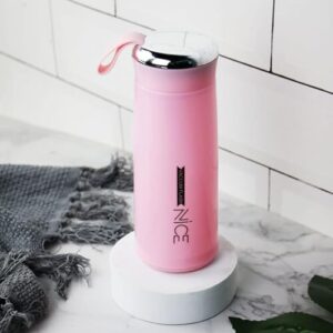Glass Water Bottle with Silicone Protection Sleeve Cover Leak Proof