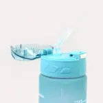 Plastic Colorful Motivational Water Bottle with Straw-900ml