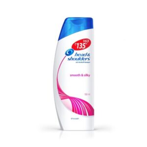 Head & Shoulders Smooth N Silky Anti-Dandruff Shampoo, 180ml Bottle