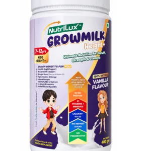 NutriLux Grow milk 400gm Vanila Jar