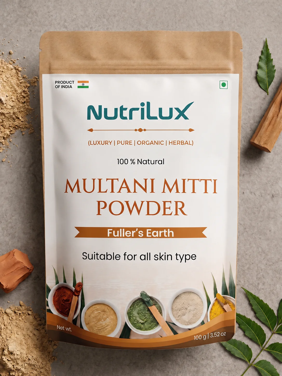 Pure-Multani-Mitti-Powder-For-Hair-Skin-100gm Pure-Multani-Mitti-Powder-For-Hair-Skin-100gm