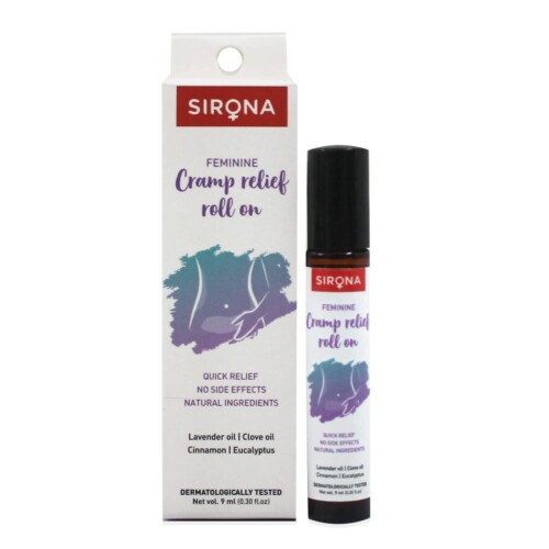Sirona Menstrual Cramp Relief Oil, Roll On for Women Sirona Menstrual Cramp Relief Oil, Roll On for Women