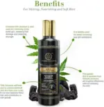 Khadi Naturals Hair Cleanser Activated Bamboo Charcoal